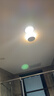 雷士（NVC）LED筒灯客厅卧室过道嵌入式二级能效全铝漆白9瓦暖白开孔95-100mm 实拍图