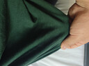 立蒙（LIMENG）男女装素色180g全棉短袖t恤圆领宽松体恤打底衫 墨绿 3XL 实拍图