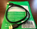 毕亚兹 高速USB3.0数据线传输线公对公 0.5米 双头移动硬盘盒数据高速传输线 笔记本散热器车载MP3连接线 实拍图