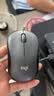 罗技（Logitech）M220 轻音鼠标 无线鼠标 办公鼠标 对称鼠标 带无线微型接收器 灰黑色 实拍图