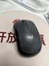 罗技（Logitech）M220 轻音鼠标 无线鼠标 办公鼠标 对称鼠标 带无线微型接收器 灰黑色 实拍图