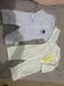婧麒婴儿衣服夏季薄款新生宝宝提花连体衣长袖纯棉空调服爬服夏装单件 小鲸鱼绿 59cm 实拍图
