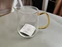 美斯尼 茶杯品茗杯小茶杯双层玻璃杯子功夫茶杯茶具主人杯茶碗泡茶杯 130ml墨客杯 实拍图
