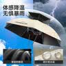 渔之源钓鱼伞帽 黑胶双层户外遮阳防晒 1.09米 双层【稳固防晃】蓝 实拍图