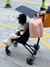 JOT TMM遛娃神器婴儿推车溜娃车口袋推车儿童可坐可靠0-6岁轻便可折叠宝 新升级一键折叠星际黑 实拍图