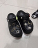 卡骆驰（CROCS）檀健次同款经典泡芙洞洞鞋百舒适男沙滩鞋女鞋休闲鞋|207521 黑色-001(含智必星) 37 (230mm) 38 实拍图