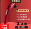 云易海豚按摩棒颈椎按摩器手持式捶打按摩仪全身腰腿部敲打锤背器送父母长辈生日礼物圣诞送礼实用 顶配充电款+6按摩头+15档调节（红色） 实拍图