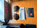 雷朋（RayBan）【父亲节】经典飞行员系列太阳镜开车墨镜男女户外眼镜0RB3025 001/58金色镜框绿色偏光镜片 尺寸62 实拍图