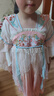 安妮优儿（Anneyol）女童汉服六一儿童节中国风唐装连衣裙超仙古风公主襦裙 粉色 140 实拍图