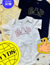 盖璞（GAP）【三件装】婴童2026夏季经典款棉质小熊短袖连体衣爬服687137 实拍图