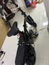 凤凰（Phoenix）电动自行车折叠电动车锂电池小型代驾车男女式成人电助力车 小武仕 黑色/折叠款/48V可提电池 20AH电动续航60km 实拍图