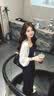 妍莉芬（yanlifen）温柔气质休闲女装套装2026秋季飘带吊带针织开衫阔腿裤三件套秋装 杏衣藏蓝衣藏蓝裤三件套 S (建议100斤以内) 实拍图