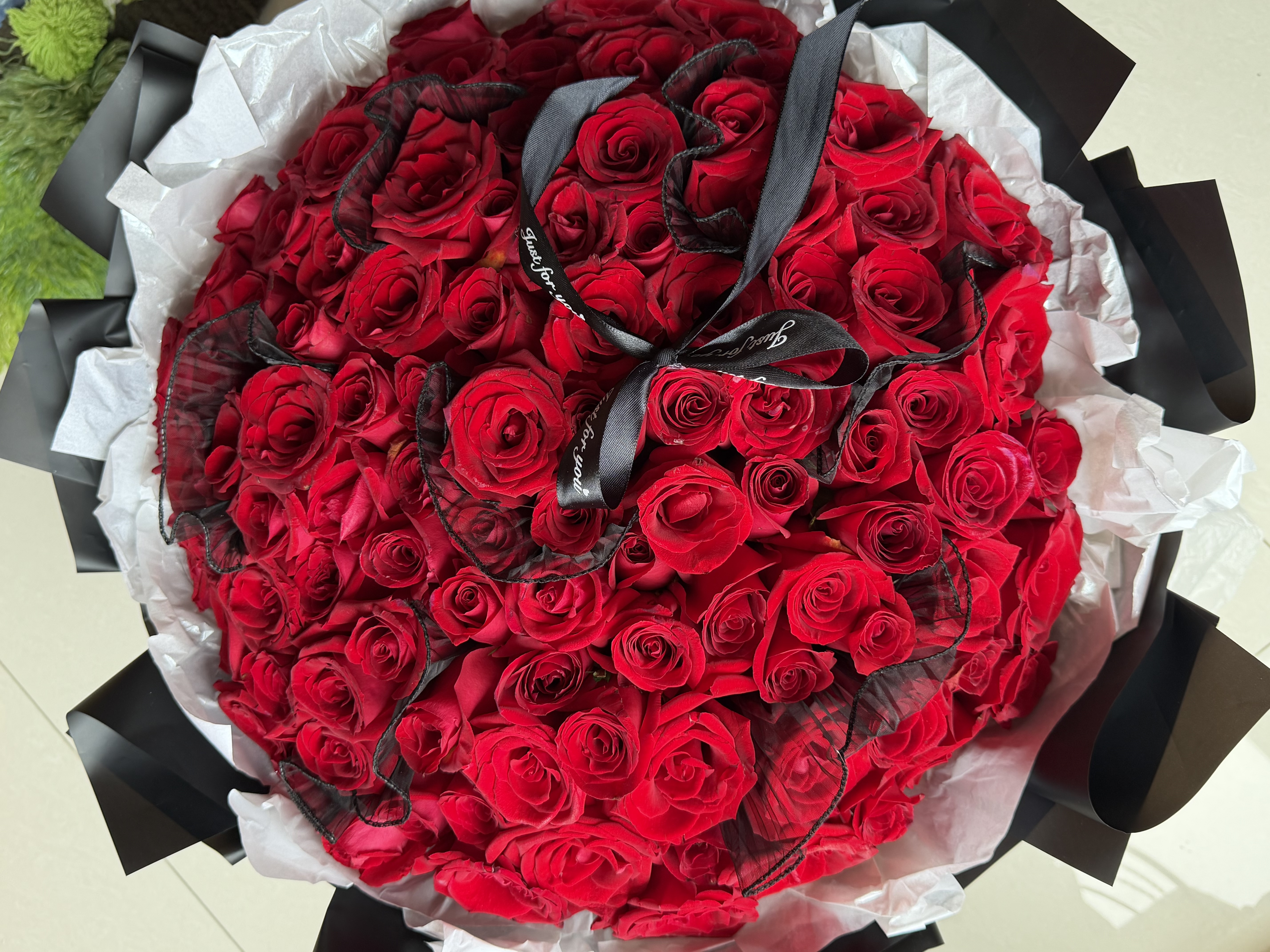 鲜花同城配送99朵玫瑰花束小时达送女朋友生日礼物当日达 【目光所及】99朵红玫瑰花束 同城今日达-可预约日期时间 实拍图