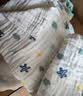 洁丽雅（Grace）A类纯棉婴儿纱布浴巾男女宝宝洗澡巾新生儿用品大毛巾被110*110cm 实拍图