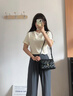 奥康女包牛皮2026新潮菱格链条包轻奢斜挎单肩包生日礼物送妈妈老婆 实拍图