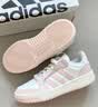 adidas ENTRAP美式校园风运动少年感复古篮球风板鞋男女阿迪达斯   白色/粉色   42 实拍图