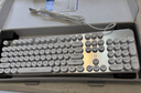 惠普（HP）K10F机械手感键盘 有线键盘电竞游戏专用台式电脑办公键盘  26键无冲 高颜值白色键帽混光 实拍图