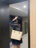 CinvaiKrose官方店小c&k托特包包女包2026新款女士单肩包生日七夕情人节礼物 菱格米白Beige【节日送礼可代写心意贺卡】 实拍图