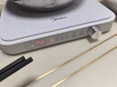 美的（Midea）家用电磁炉电陶炉电池炉2200W大功率猛火新型电磁灶一体微晶面板爆炒炒菜定时火锅炉MC-HGE22BF09 实拍图