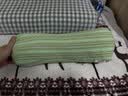 雅鹿全棉荞麦菱形枕家用护颈椎助睡眠可拆卸枕芯40*15*10cm 新柳翠意 实拍图