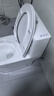 九牧（JOMOO）马桶 家用虹吸式马桶大冲力节水坐便器 防臭瞬冲 易洁抗菌马桶 行业爆款-升级无棱内壁11370-305坑 实拍图
