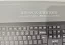 联想（Lenovo）KN210键盘鼠标套装 2.4G无线键鼠套装 全尺寸商务办公  笔记本电脑键盘台式机一体机 黑色 实拍图