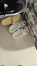 CROCS卡骆驰白鹿同款云朵洞洞鞋时尚百搭户外沙滩鞋|206750 白色-100(含智必星) 38 (240mm) 实拍图