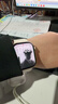 Apple/苹果 Watch S11 智能手表GPS款46毫米玫瑰金色铝金属表壳淡桃粉色运动型表带S/M MEVT4CH/B 实拍图