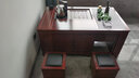 乾厚家具乾厚  新中式电动升降功夫茶几办公室火烧石自动上水泡茶桌家用 130*80*57CM升降茶几 实拍图