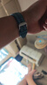 华为HUAWEI WATCH 5 46mm 基础款不锈钢表壳星河蓝素皮复合表带首创X-TAP智感窗eSIM通话手表 实拍图