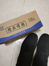 IQGD传统布鞋男老北京布鞋休闲低帮千层底一脚蹬老人鞋052 黑色 43码 实拍图
