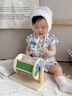 MKBIBI蒙氏早教玩具纺织鼓婴儿益智彩色趣味六面体玩具生日礼物 实拍图