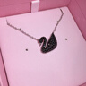 施华洛世奇（SWAROVSKI）SWAN 黑天鹅大号银链项链女送女朋友生日礼物女5347329 实拍图