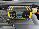 徽农汽车电瓶充电器12v24v伏摩托车蓄电池修复型启停充电机【加强款】 实拍图