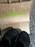 卡骆驰（CROCS）经典泡芙Clog男女一脚蹬懒人沙滩鞋 CR207521-001 37 实拍图