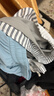 adidas三条纹休闲宽松连帽夹克薄外套女装春夏阿迪达斯官方轻运动 白/黑色   S 实拍图