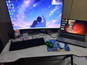 奥伦福特  电脑桌台式家用电竞游戏桌办公书桌简约书房写字桌子 欧式岩板灰-单桌100*60 升级款电竞桌 实拍图