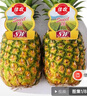 佳农菲律宾进口菠萝2个装 凤梨 单果净重2斤 源头直发 端午礼盒 包邮 实拍图