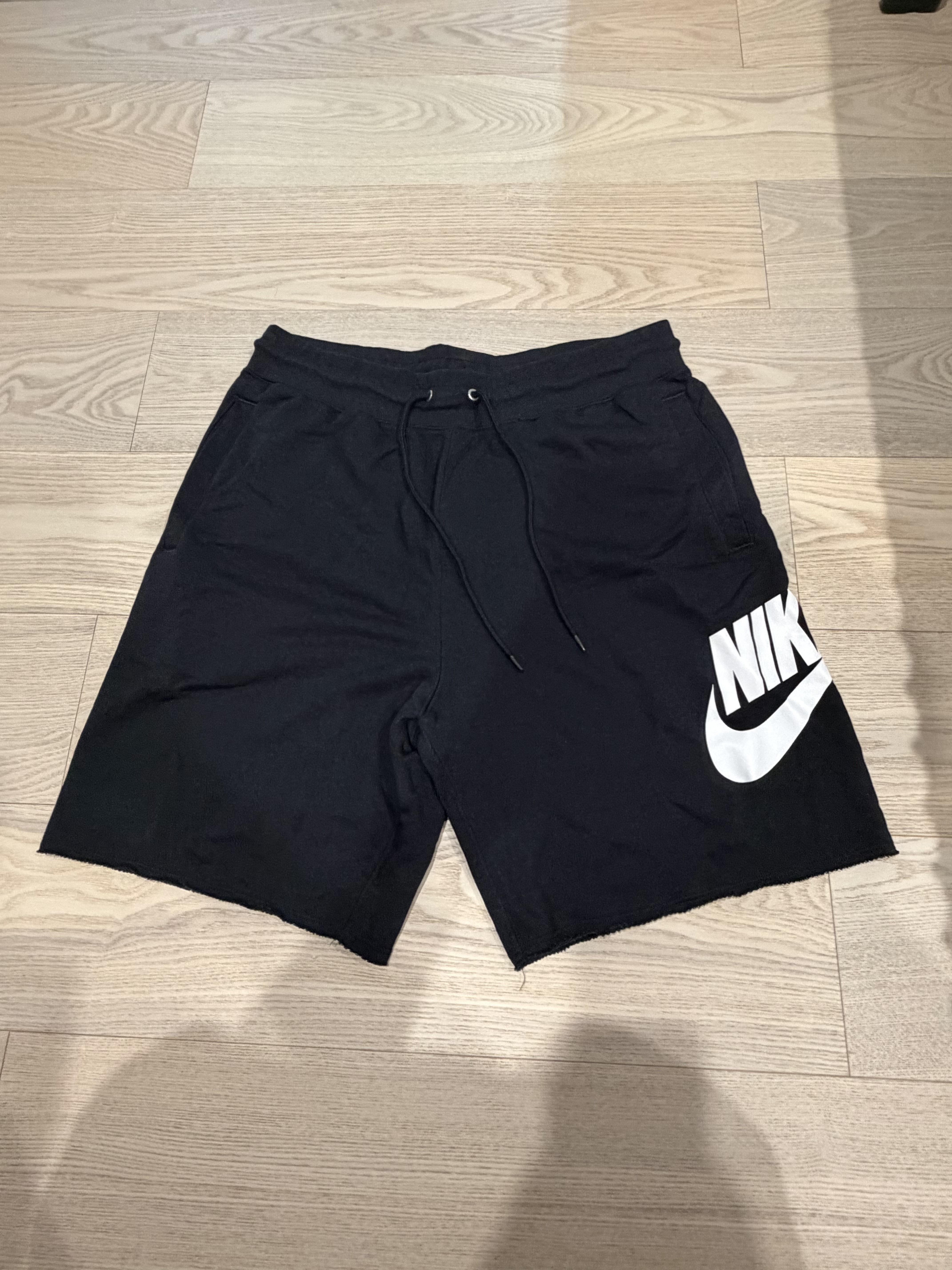 耐克（NIKE）男运动短裤7英寸 夏季 针织毛圈  宽松百搭 五分裤FQ4951-010黑XL 实拍图