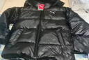 彪马（PUMA）90绒短款鸭绒羽绒服男女同款冬季保暖亮面运动外套585408 黑色-01 S (170/92A) 实拍图