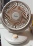 美的（Midea）【小型风扇】轻音台式桌面空气循环扇家用柔风电风扇宿舍办公迷你台扇落地扇空调伴侣 GAF18AD 实拍图