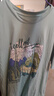 班尼路（Baleno）纯棉短袖男夏季潮流复古油画风青少年个性百搭上衣宽松重磅t恤男 实拍图