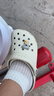 卡骆驰（CROCS）檀健次同款经典洞洞鞋轻便百搭女沙滩鞋包头拖鞋男鞋|10001 骨白色-2Y2(含智必星) 35 （210mm) 实拍图