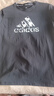 阿迪达斯（adidas）短袖t恤男士夏季跑步健身运动衣快干衣透气男装T恤  黑白 S 实拍图