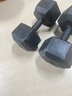 艾美仕（AiMeiShi）哑铃男士健身家用器材女练臂肌一对六角包胶亚玲环保套装组合学生 20KG 一副（左右手各10公斤） 实拍图
