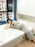 能见度德国VISIBL榻榻米床垫定制婴儿童天然椰棕乳胶黄麻炕折叠拆洗榈硬 【定制任意尺寸·厚度·咨询客服】5cm婴儿棉+黄麻金棕 【咨询·抢20%国家补贴+领天丝被】领样尺寸：1米*1米 实拍图