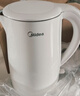 美的（Midea）电热水壶烧水壶食品级304不锈钢自动断电双层防烫全钢无缝1.5L容量 MK-HJ1566【价保618】 实拍图