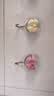 百草园挂钩超强粘力免打孔强力粘钩宿舍浴室厨房贴墙无痕透明蝴蝶结6个 实拍图
