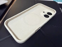 猩球卫士高级感保护套适用Apple/苹果iPhone17磁吸保护壳石英砂涂层散热MagSafe简约商务外壳白 实拍图