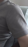 京东京造夏季运动短袖男士t恤polo衫男跑步健身户外速干衣服 灰褐色 3.0 L 实拍图